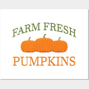 Farm Fresh Pumpkin Posters and Art